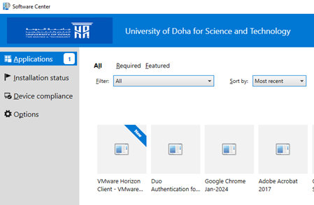 VM Software Center2