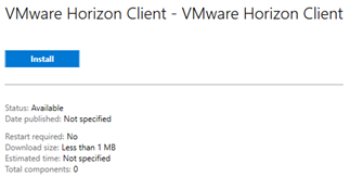 VMware Horizon Client